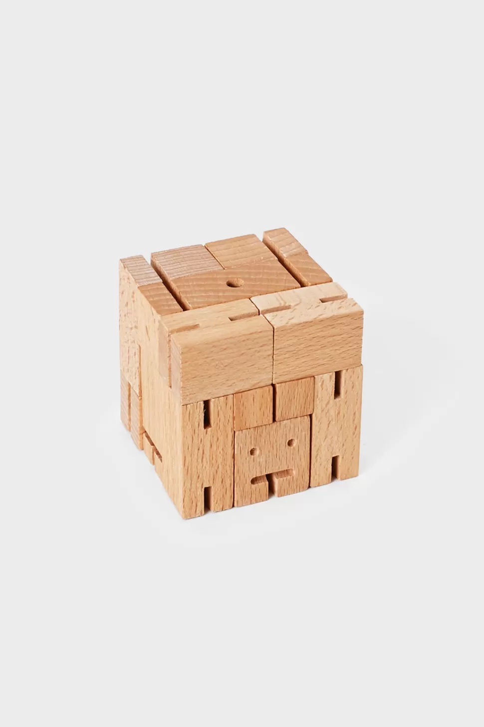 Rotholz Goods*Cubebot Figur Aus Buche