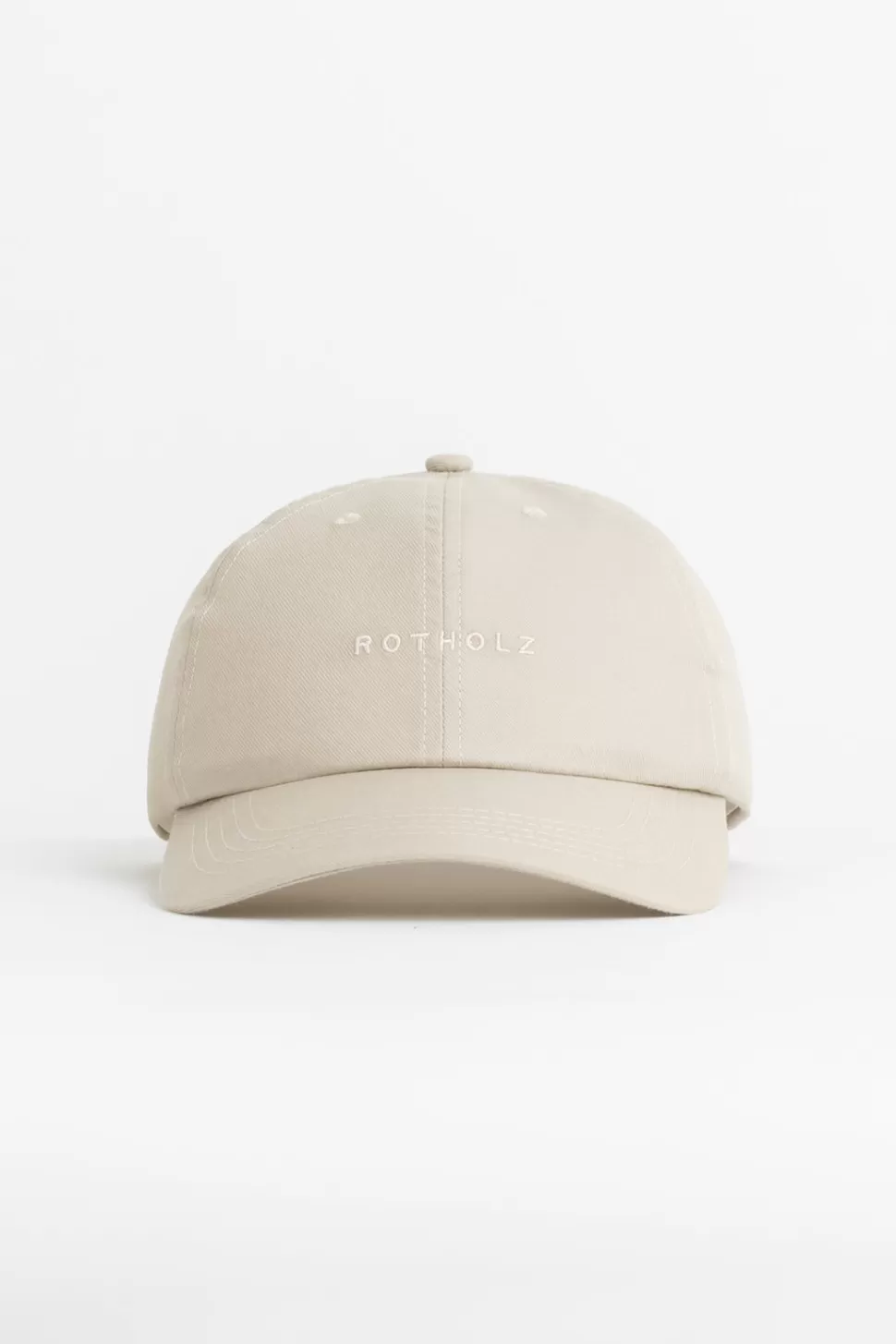 Rotholz Caps*Dad Cap Aus Bio-Baumwolle Sand