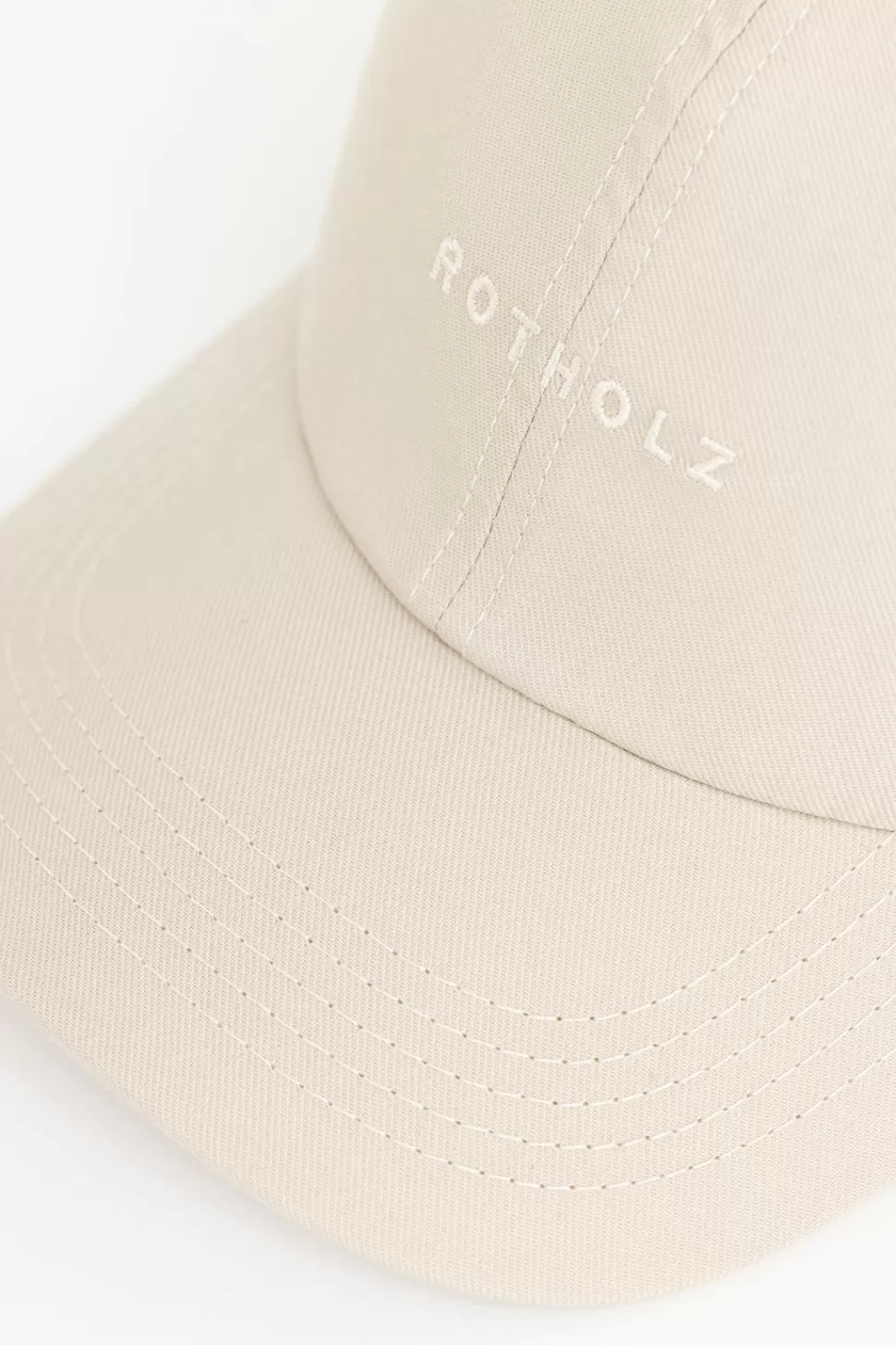 Rotholz Caps*Dad Cap Aus Bio-Baumwolle Sand