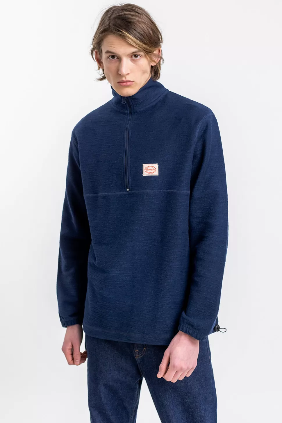 Rotholz Sweatshirts*Divided Half Zip Sweatshirt Blau