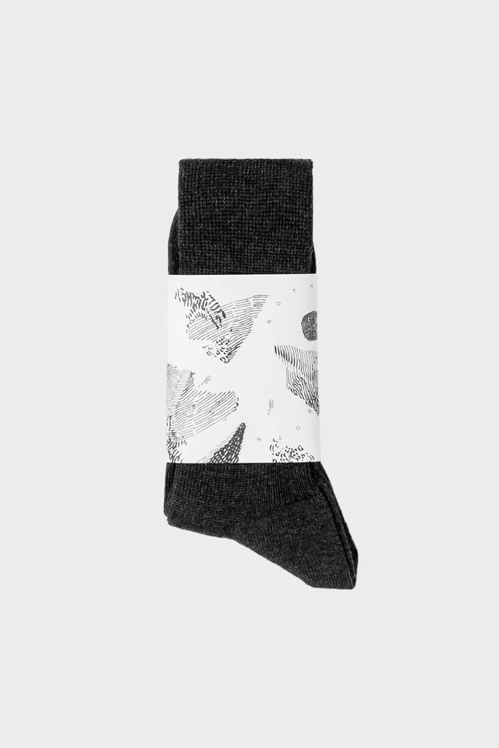 Rotholz Goods*Leichte Socken Schurwolle - Anthrazit