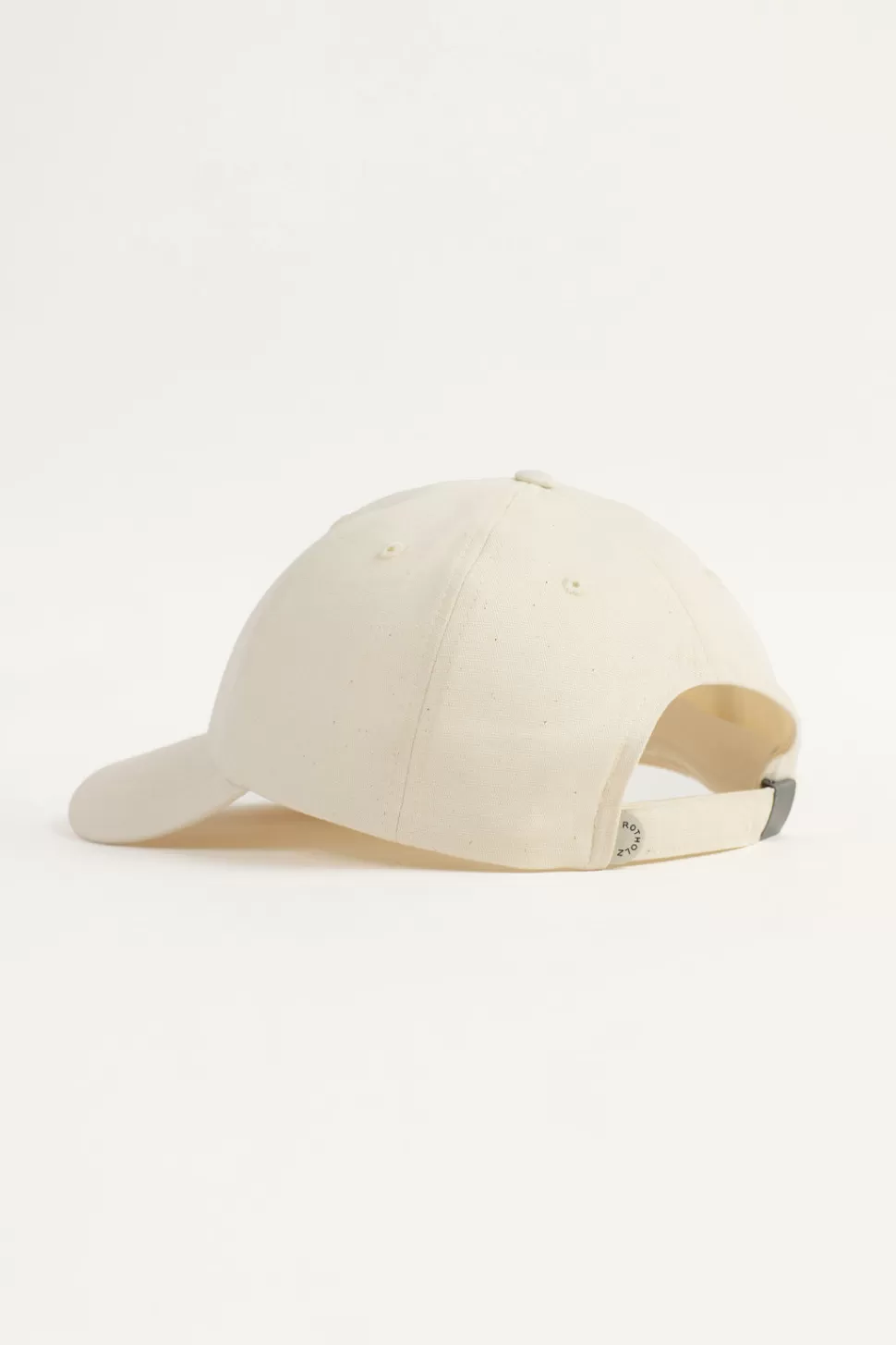 Rotholz Caps*Logo Dad Cap Bio Baumwolle - Creme