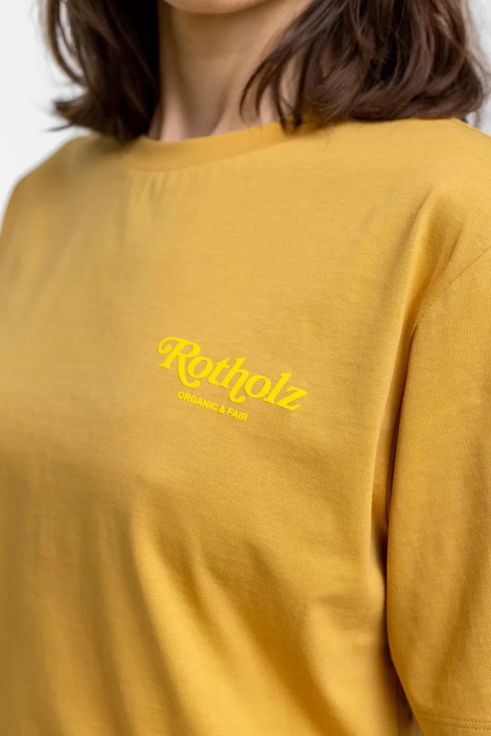 Rotholz T-Shirts & Tops*Retro Logo T-Shirt Senfgelb