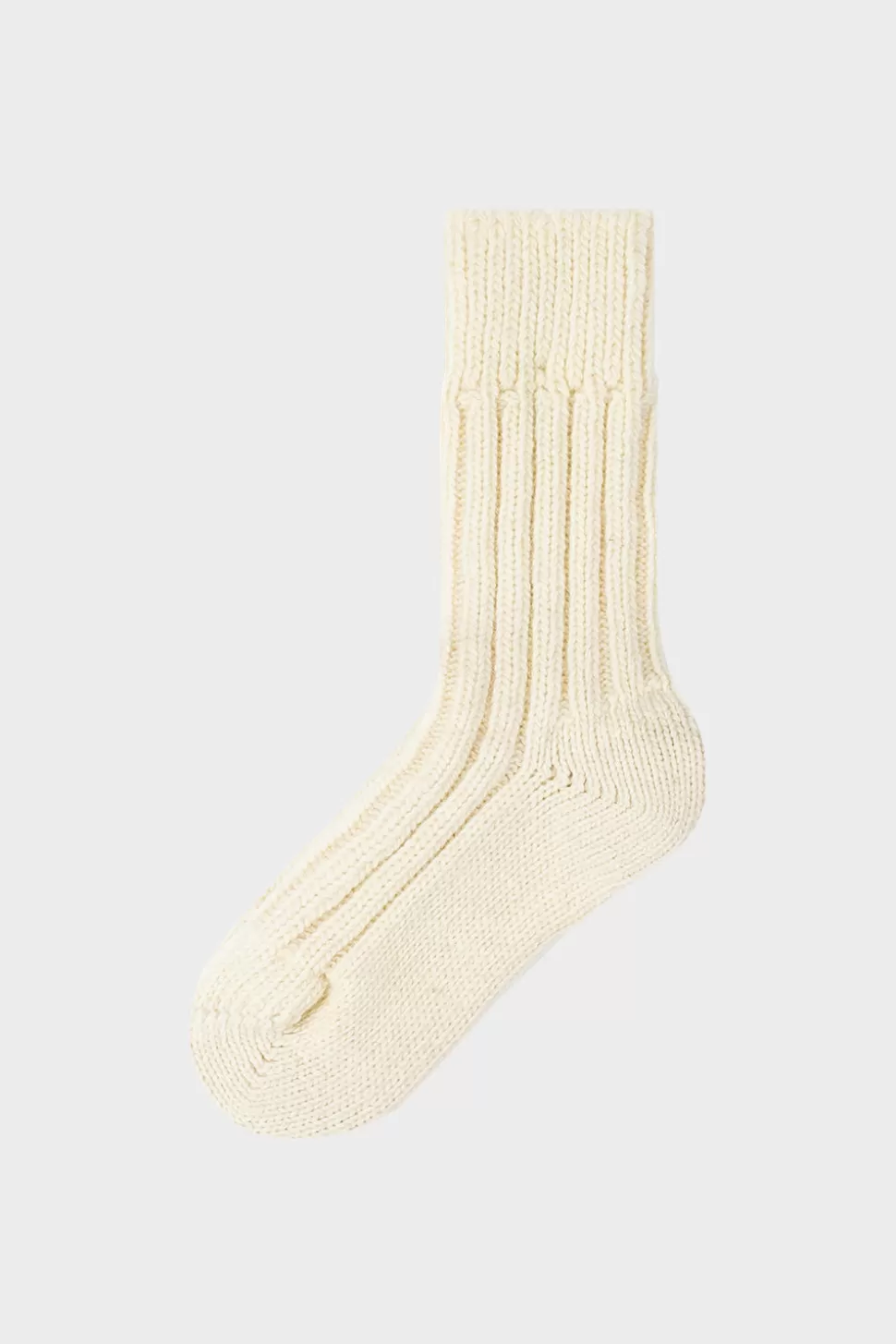 Rotholz Socken*Schwere Socken Schurwolle - Weis