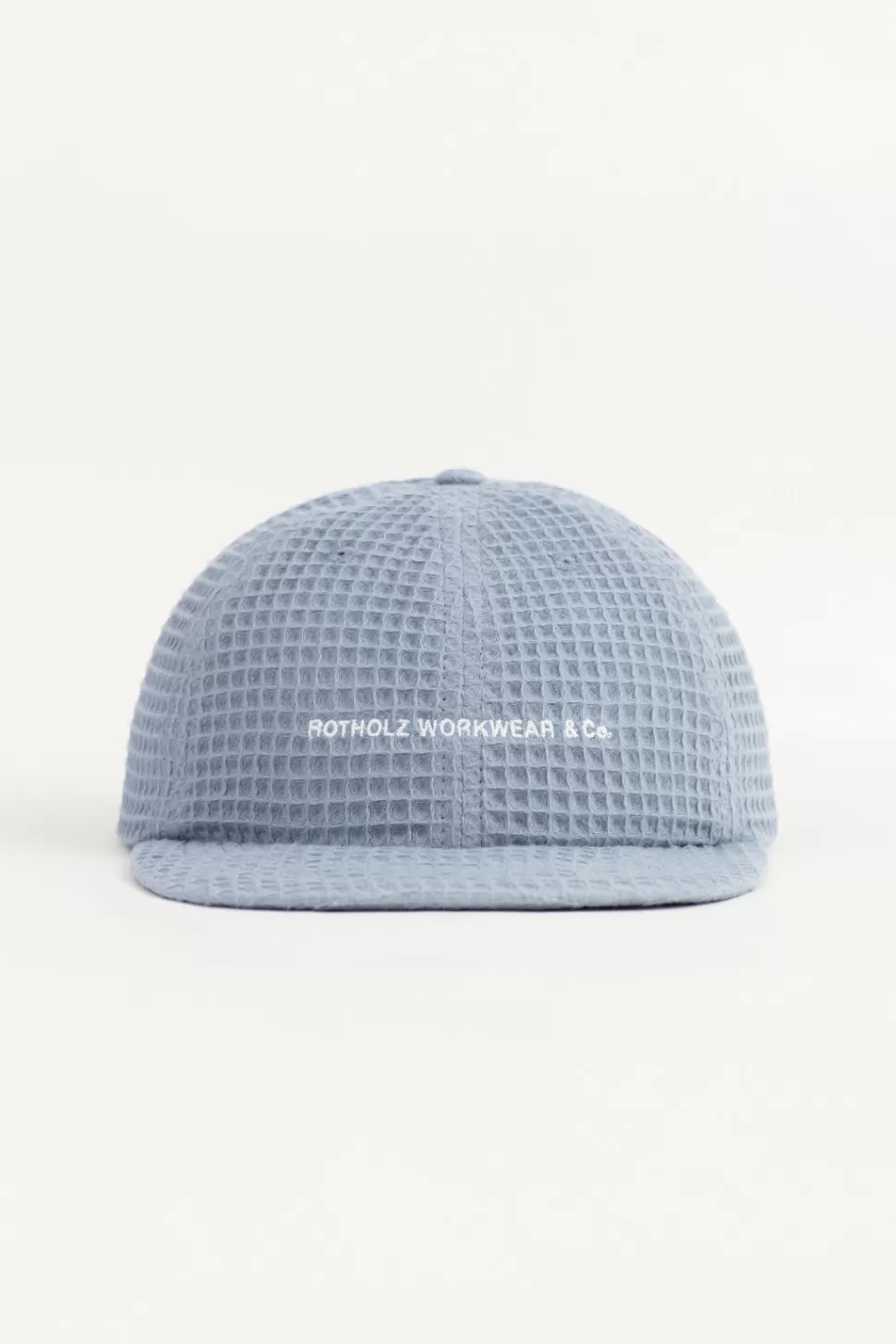 Rotholz Caps*Waffel Cap Bio Baumwolle - Hellblau